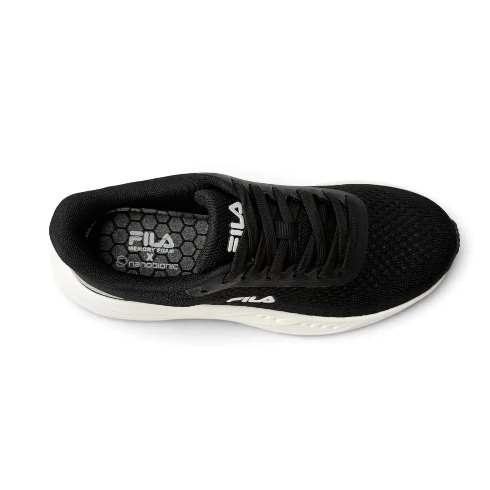 FILA Samoa 5 Nanobionic Μαύρα — επάνω όψη