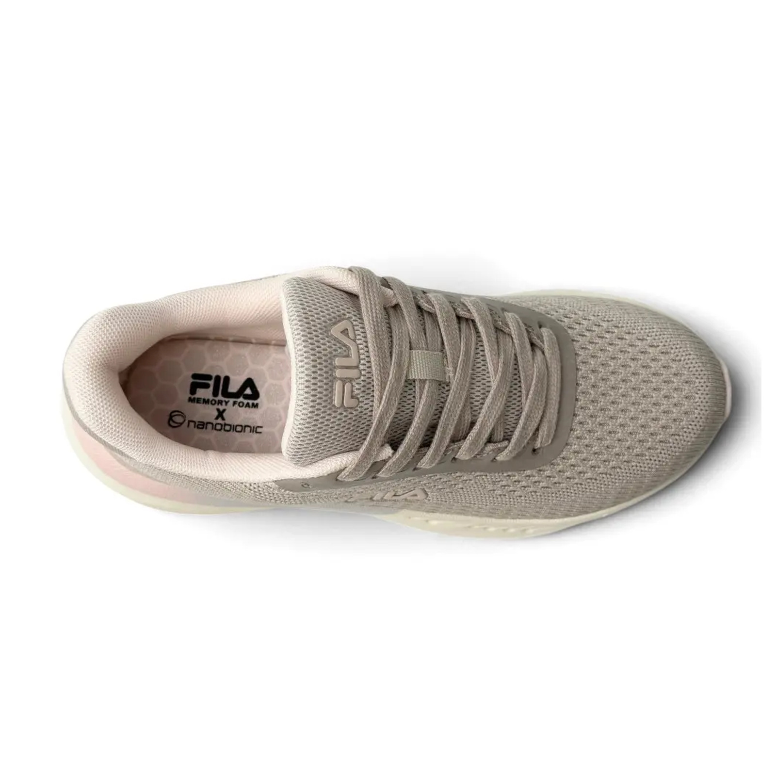 FILA Samoa 5 Nanobionic Λευκά — επάνω όψη