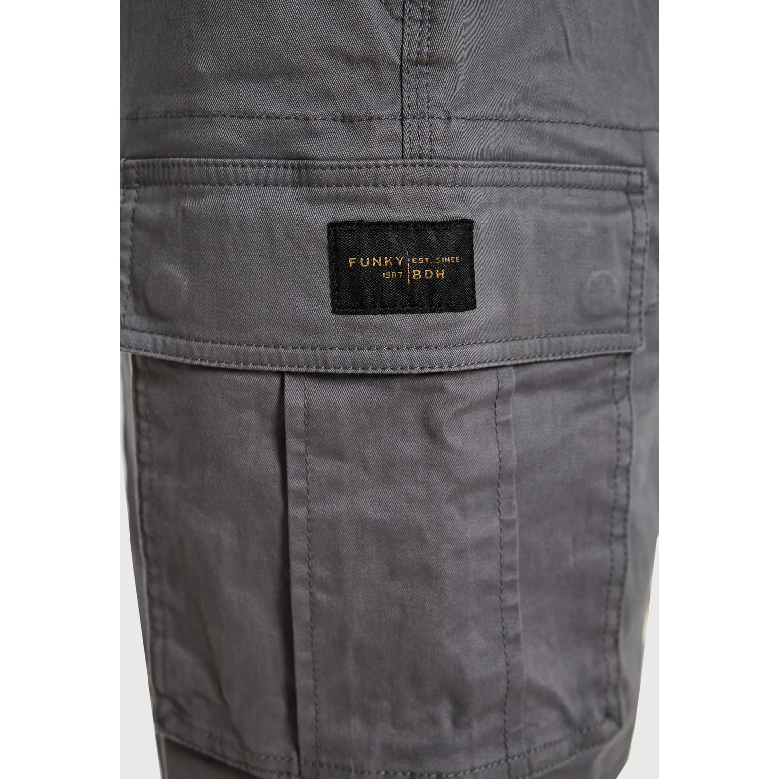 Funky Buddha ανδρικό cargo παντελόνι mid-rise Elephant Grey – φωτογραφία προϊόντος 3
