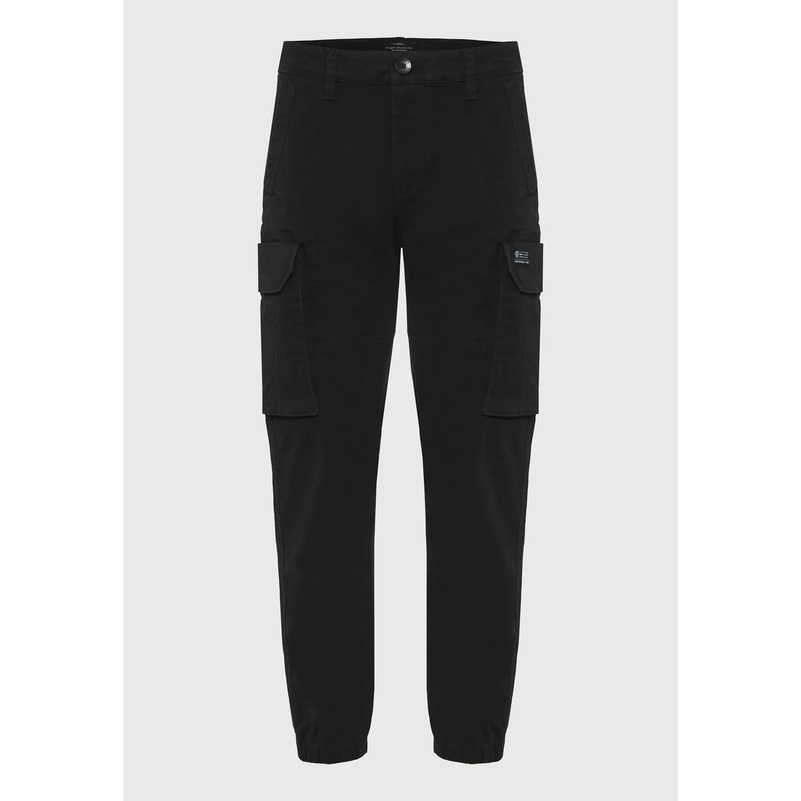 Funky Buddha ανδρικό cargo jogger παντελόνι Black – φωτογραφία προϊόντος 2