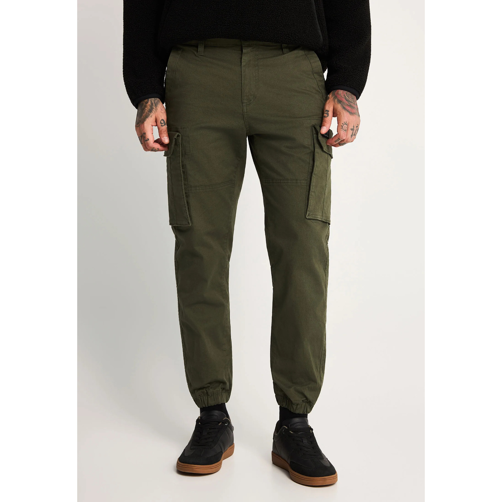Funky Buddha ανδρικό cargo jogger παντελόνι Deep Forest – φωτογραφία προϊόντος 2