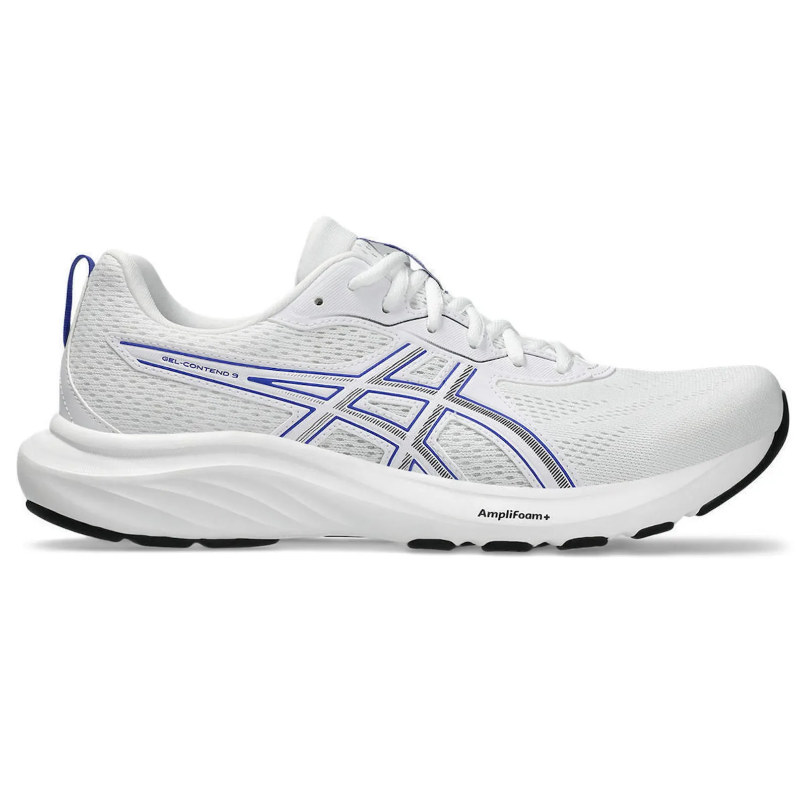 ASICS Gel-contend 9 1011B881-102 Ανδρικά Παπούτσια Running Wht / Blu