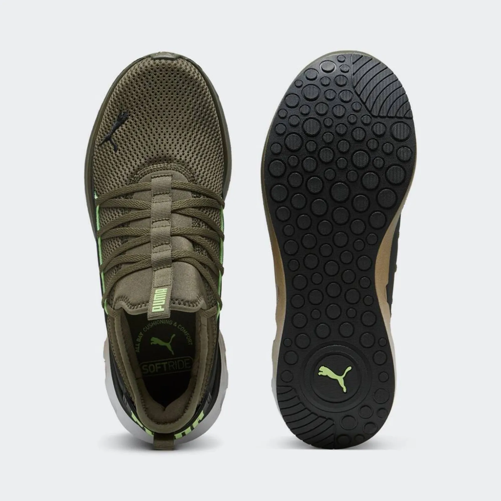 Puma Carson Fresh 310155-24 Ανδρικά Παπούτσια Running Χακί – Photo 4