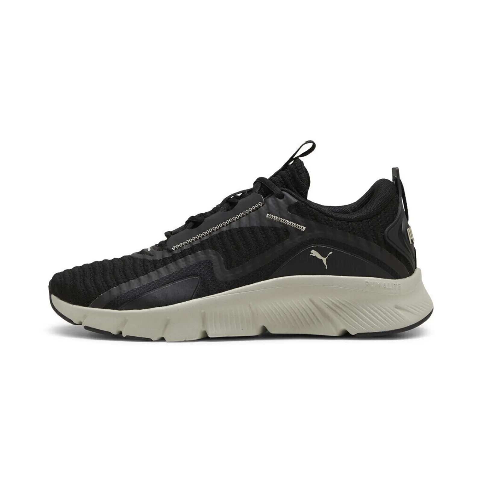 Puma Flexfocus Lite Better Knit 379536-07 Ανδρικά Παπούτσια Running Μαύρα